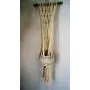 Macrame boho wall Plant Hanger for indoor and patio, knotted wall plant hanger flower pot holder,macrame pod-40 L"x7W" Macrame boho wall Plant Hanger for indoor and patio, knotted wall plant hanger flower pot holder,macrame pod-40 L"x7W"