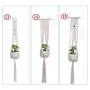 Flosky 3pcs/Set Handmade Macrame Plant Hanger Indoor Outdoor Rope Hanging Basket Net Flosky 3pcs/Set Handmade Macrame Plant Hanger Indoor Outdoor Rope Hanging Basket Net
