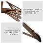 HOUSE DAY Wooden Hangers 20 Pack Wooden Clothes Hanger Wooden Coat Hanger Bulk Walnut Smooth Finish Premium Wooden Hanger for Clothes Dress Suit