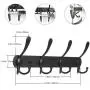 BAOEF Coat Hat Hook,Metal Robe Rail Rack Towel Hanger with Flared Tri-Hook,Colset Organizer for Home,Entryway,Office,Keys,Scarf,Jacket,Backpack,Wall Mounted,Black,2 Packs BAOEF Coat Hat Hook,Metal Robe Rail Rack Towel Hanger with Flared Tri-Hook,Colset Organizer for Home,Entryway,Office,Keys,Scarf,Jacket,Backpack,Wall Mounted,Black,2 Packs