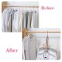 ColorMilky Clothes Hangers Space Saving Pants Closet Organizer Folding (1)