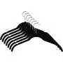 Utopia Home 50-Pack Shirt Hangers Non Slip Velvet Hangers - Black