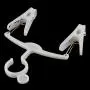 uxcell Plastic Clothes Socks Pants Airing Clips Clamps Clothespins Hanger 2pcs White uxcell Plastic Clothes Socks Pants Airing Clips Clamps Clothespins Hanger 2pcs White