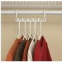 5 Hole Magic Wander Hangers Clothes10pcs Space Saver Space Saver Wonder Magic Clothes Hanger Hook Hangers for Clothes