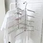 Yvetti Clothes Hangers Multi-Layer Wall Mount Space Saving Trousers Jeans Scarf Hanging for Closet Wardrobe Closet Organization Yvetti Clothes Hangers Multi-Layer Wall Mount Space Saving Trousers Jeans Scarf Hanging for Closet Wardrobe Closet Organization
