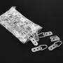 D Ring Picture Hangers kit Frame Hanging Hardware Two Holes with Screw Pack of 150 Pcs D Ring Picture Hangers kit Frame Hanging Hardware Two Holes with Screw Pack of 150 Pcs