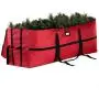Extra Wide Opening Christmas Tree Storage Bag - Fits Up To 9 ft. Tall Artificial Disassembled Trees, Durable Straps & Reinforced Handles - Holiday Xmas, 600D Oxford Duffle Bag - 5 Year Warranty, Red Extra Wide Opening Christmas Tree Storage Bag - Fits Up To 9 ft. Tall Artificial Disassembled Trees, Durable Straps & Reinforced Handles - Holiday Xmas, 600D Oxford Duffle Bag - 5 Year Warranty, Red