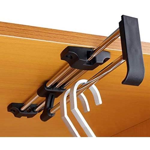 Pull Out Hanger Rail Retractable Clothes Rack Closet Rod for Wardrobe 255/305/355/405mm (Size : 305mm)