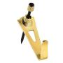 Picture Hangers, Picture Hanging Kits, 72 Pieces Picture Photo Frame Hooks for Heavy Duty Picture Hanging with Wall Mounting Nails Supports 30-100 lbs(Golden)