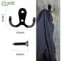 21 Pack Coat Hooks, POZEAN Hooks for Hanging with 42pcs Screws, Black Towel Hooks Wall Hooks for Hanging Coat Scarf, Bag, Towel, Key, Cap, Cup, Hat and More 21 Pack Coat Hooks, POZEAN Hooks for Hanging with 42pcs Screws, Black Towel Hooks Wall Hooks for Hanging Coat Scarf, Bag, Towel, Key, Cap, Cup, Hat and More
