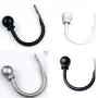 Gloryelenxs 2pcs U-Shaped Iron Curtain Hooks Window Drapery Tie Backs Hanger Household Accessories