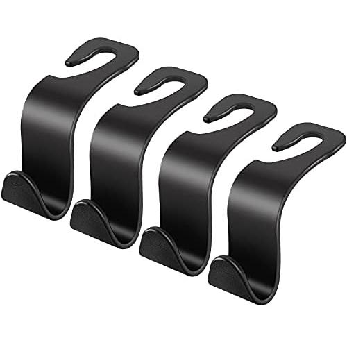 Car Seat Headrest Hook 4 Pack Hanger Storage Organizer Uiversal for Handbag Purse Coat fit Universal Vehicle Car Black S Type Car Seat Headrest Hook 4 Pack Hanger Storage Organizer Uiversal for Handbag Purse Coat fit Universal Vehicle Car Black S Type