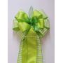 Lime Green Spring Wreath Bow Green Easter Door hanger Bow Easter Gift Basket Bow Spring Easter Swag Bow Green Bridal Shower Party Decorations