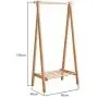 JING-ma Solid Wood Hanger Floor Bedroom, Coat Rack Simple Modern Hanger Simple Multifunctional Clothes Rack Home (Color : Wood Color, Size : 80cm) JING-ma Solid Wood Hanger Floor Bedroom, Coat Rack Simple Modern Hanger Simple Multifunctional Clothes Rack Home (Color : Wood Color, Size : 80cm)