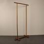 ZEMIN Floor Standing Coat Rack Clothes Hat Stand Hanger Hooks Rod Wood Smooth Simple Style, Brown, 85x36x168CM (Color : Brown)