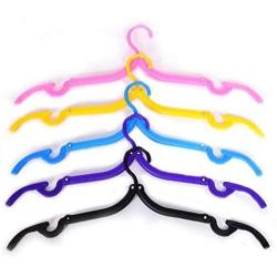 Bettli 10pc Hanger Travel on Business Travel Folding Clothes Rack The Portable Clothes Hanger Magic Clothes Hanger (Black)