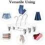 IEOKE Pants Hangers, 20 Pack Crystal Plastic Clip Hangers Space Saving for Skirts Trousers Jeans Shorts and Strapless Clothes IEOKE Pants Hangers, 20 Pack Crystal Plastic Clip Hangers Space Saving for Skirts Trousers Jeans Shorts and Strapless Clothes