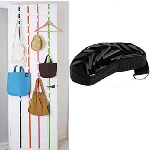KOOTIPS Over The Door Hanging Purse Organizer, Purse Holders, Handbag Storage, Purse Hanger, Handbag Hanger for Closet Door, Bag Hanger, Handbag Organizers