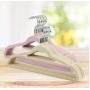 10pcs Random Color Non-Slip Velvet Hangers - Suit Hanger Ultra Thin Space Saving 360 Degree Swivel Hook Clothes Hanger