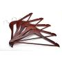 Wood Hangers , Multipurpose High-grade Solid Wood Suit Hangers,walnut Finish, Coat Hanger with Round Bar , 20-pack