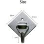 Cenland Self Adhesive Hooks 30lb(Max) Utility Wall Hooks with Holes and Screws,Waterproof and Oilproof,Bathroom Kitchen Heavy Duty Reusable Seamless Hooks(10PCS)