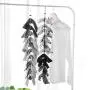 Socks Storage Hanger Portable Travel Elastic Clothesline Multi-Layer Non-Slip Washing Rope Balcony Clothes Drying Line Use for Outdoor and Indoor