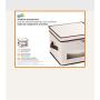 Honey-Can-Do SFT-02063 Natural Canvas Soft Storage Box, Medium Window Boxes 12x12