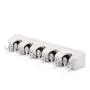 ONMIER Mop and Broom Holder, Multipurpose Wall Mounted Organizer Storage Hooks, Ideal Tools Hanger for Kitchen Garden, Garage, laundry room (5 Position 6 Hooks) ONMIER Mop and Broom Holder, Multipurpose Wall Mounted Organizer Storage Hooks, Ideal Tools Hanger for Kitchen Garden, Garage, laundry room (5 Position 6 Hooks)