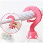 Wardrobe Storage Cloth Hangers 3pcs Random Color 32 Clips Portable Socks Cloth Hanger Rack Clothespin Multifunctional Drying Rack Sock Holder