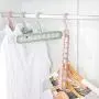 Peiyu Clothes Hanger Multi-Function Nine-Hole Magic Wardrobe Drying Rack Storage Clothes Organizer for Home (5 pcs) Peiyu Clothes Hanger Multi-Function Nine-Hole Magic Wardrobe Drying Rack Storage Clothes Organizer for Home (5 pcs)