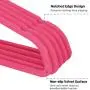 Flexzion Velvet Hanger 30 Pack - Non Slip Dress Hanger with Accessory Bar Space Saving, Strong and Durable with 360 Degree Swivel Hook, Contoured Shoulder for Shirts Clothes Coat Suit Pants (Pink) Flexzion Velvet Hanger 30 Pack - Non Slip Dress Hanger with Accessory Bar Space Saving, Strong and Durable with 360 Degree Swivel Hook, Contoured Shoulder for Shirts Clothes Coat Suit Pants (Pink)