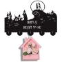 The Nightmare Before Christmas Wall Hanger Wall Holder Wall Décor Clothes Hooks Popular Movie Hooks for Clothing Bag Key Unique Indoor Decoration Wall Art