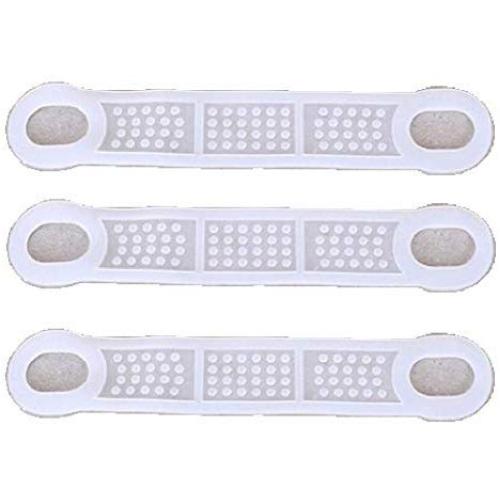 50 Pieces Translucent Non-Slip Rubber Clothing Hanger Grips Clothes Hanger Strips Use for Wood and Plastic Hangers
