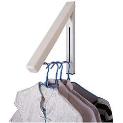 2pcs Space Saving Retractable Stainless Steel Multifunction Clothes Hanger Wall Mini Coat Folding Rack Indoor