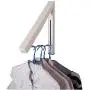 2pcs Space Saving Retractable Stainless Steel Multifunction Clothes Hanger Wall Mini Coat Folding Rack Indoor
