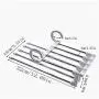 HJYPYJ Magic Clothes Hangers Organizer, 5-in-1 Multi-Function Telescopic Folding Trouser Hangers Saves Space/Gray / 2 pcs
