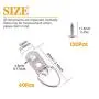 Rustark 60-Pcs Heavy Duty D Ring Picture Hangers Double Hole with Screws for Home Decoration Picture Hanging Solutions. Rustark 60-Pcs Heavy Duty D Ring Picture Hangers Double Hole with Screws for Home Decoration Picture Hanging Solutions.