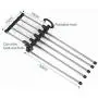 5pcs Random Color Fashion 5 in 1 Pant Rack Shelves Stainless Steel Clothes Hangers Multi-Functional Wardrobe Magic Hanger 5pcs Random Color Fashion 5 in 1 Pant Rack Shelves Stainless Steel Clothes Hangers Multi-Functional Wardrobe Magic Hanger