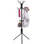 Sylbillionair Coat Hat Metal Rack Organizer Hanger Hook Stand for Purse Handbag Clothes Scarf