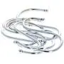 MroMax Metal S Hooks 2.52'' x 2.52''(L x W), S Shaped Hook Hangers for Kitchen Bathroom Bedroom Storage Room Office Outdoor Multiple Uses, Silver 8pcs MroMax Metal S Hooks 2.52'' x 2.52''(L x W), S Shaped Hook Hangers for Kitchen Bathroom Bedroom Storage Room Office Outdoor Multiple Uses, Silver 8pcs