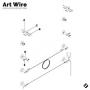 March Brands | Art Display Kids | Art Hanging Kit with Clips