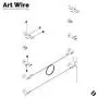 March Brands | Art Display Kids | Art Hanging Kit with Clips