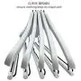 5-Pack Heavy Duty Hangers,High-Grade Coat Suit Hangers with Pants Bar,Plastic Clothes Hangers with 360 Degree Swivel Hook,Upgrade Plastic Materials White Hangers,No Fading,Pearl White