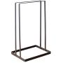 SHZONS Hanger Caddy, Standing Clothes Hanger Stacker Holder Drying Rack Caddy Iron Flocked Laundry Room Closet Organizer for Closet & Room Tidier Laundry Rooms Drying Rack