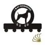 Coat racks coat hooks Dog Animal Silhouette Wooden Hanger Unique Gift Clothes Hat Key Hook/Coat Rack/Wall Hook Home Decoration Wall Stickers Kitchen Bathroom Towel Hook,Black (30cm) over door hooks