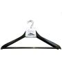 6 Pack Natural Durable Wood Suit Hangers Non Slip Bar Clothes Coat Solid Hanger