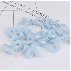 20pcs Random Color Creative Mini Clothes Hanger Plastic Home Easy Hook Closet Organizer Storage Rack Holder Hook DIY Clothes Hanger