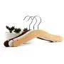 DNJKSA 5 pcs/lot Child Wood Hanger Clothes Rack Baby Clothes Rack Wooden Hangers for Clothes(Random Color)