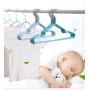 Ten pcs Children Baby Clothes Hanger Clothes (Light Blue)