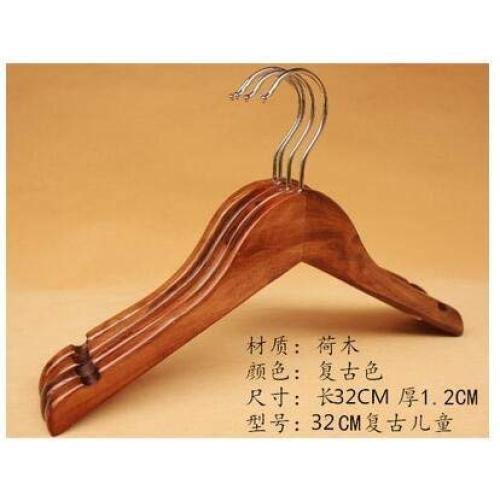 Owl Decoration Wood Hangers - 5pcs/lot 32cm Baby Wooden Hangers for Clothes Children Wood Hanger Clothes Store Hanger